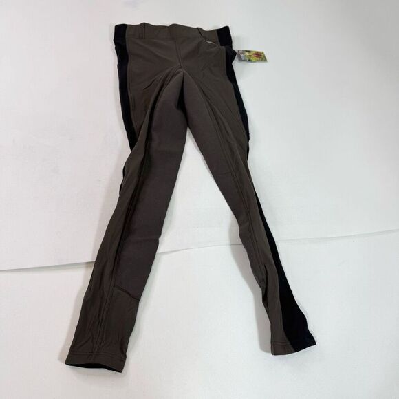 Kerrits Pants Womens Large Gray Kombi Breech Fullseat New Gray Black Equestrian - Picture 1 of 14